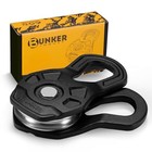 10t Winch Snatch Block  22 000 Lbs Towing Pulley Blocks For Synthetic Rope Or