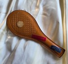 Vintage 1940   s Tennis Theme Hair Comb W Matching Leather Racket Case Italy Made