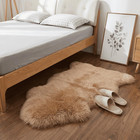 Aogelan Genuine New Zealand Sheepskin Shaggy Fur Rug 2ft X 3ft
