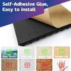12 96 Pack 12 x12 x1  Self-adhesive Acoustic Panels Wedge Soundproof Foam Panels
