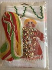 Vintage Sealed Wonderart Christmas Traditions Tree Ornaments Angels Felt Sequins