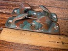 Vintage Pair Of Cast Bronze Bow Skene Chocks 6  Nice Age patina