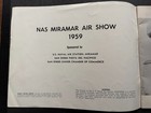 Rare    Program Book Air Show U s  Naval Station Miramar San Diego 1959 Pb Illus