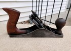 Vintage Shelton No  4 Smooth Bottom Wood Plane Usa Pat 1914609 Woodworking Plane