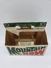 Vintage Mountain Dew Six Pack Cardboard  Carton 10 Oz Bottles 60s 70s