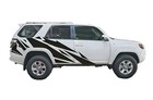 Graphics Distorted Stripe Sticker For Toyota 4runner Car Side Door Decals Vinyl