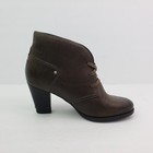 Clarks Alpine Melt Womens Size 5 5 Brown Leather Laceup Ankle Bootie Boots Shoes