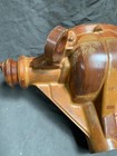 Vtg Industrial Man Cave Rat Rod Auto Differential Wood Foundry Pattern  a90 