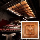 Pressed Tin Ceiling Tiles 24x24 Pvc Decor Wall Panel Pl63 Archaic Copper 10pcs