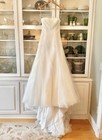 Vera Wang White Vw351062 Wedding Gown Ivory Embroidered Strapless Tulle Chapel 4