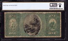 1875  1 First National Bank Note Northampton Massachusetts Radar Serial Pcgs 10