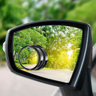 2pcs Blind Spot Mirrors Round Hd Glass Convex 360   Side Rear View Mirror For Car