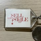 1960 s Coca Cola Coke Sell With Style Salesman s Promo Keychain Key Ring  42323