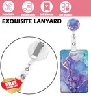 Badge Reels Retractable With Carabiner Reel Clip  Id Name Tag Work Badge Hold   