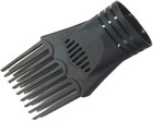 2pcs Black Plastic Universal Blow Hair Dryer Comb Attachment For Straightening