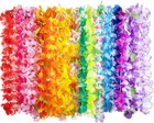 Celebration Ready  12 Count Hawaiian Leis In Vibrant Colors For Any Occasion