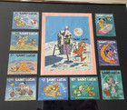 1968 Walt Disney First Day Issue Envelope Stamp Saint Lucia Mickey Space Framed