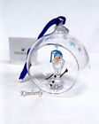 Swarovski Frozen Olaf Ball Ornament Disney Crystal Authentic New 5625132