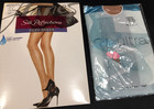 Vtg Lot 2 Pair Silkies Silk Reflections Nylons Stockings Pantyhose Cd Queen