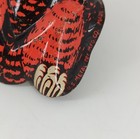 Vintage U s  Metal Toy Co  Owl Clicker Tin Litho Halloween Noisemaker