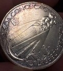 Rainbow Toned 1996 1000 Escudos Portugaul Portugal Silver Coin