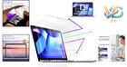 Comprehensive 3-pack Screen Protector Set For Macbook Air   Pro 13  - Anti-glare