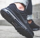Nike Air Max 2017 Men  S Triple Black Size Us 9-12 Running Shoes Sneakers New     