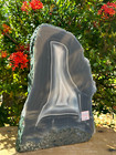 X-large Polished Agate Geode  Agate Slice W  Cut Base Or Self Standing pick Size