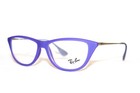 New Ray Ban Rb 7042 5470 Authentic Matte Purple Rubber Eyeglasses Rx 54-14-140mm