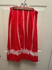 Vintage Polka Dots Red   White Square Dance Polka Dress Outfit 