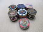 66 Casino Gaming Poker Chip Lot Las Vegas  1 New   Used Chipco Paulson Clay Room