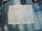 Antique vintage Red Cross Nurse Head Scarf Hair Scarf