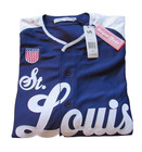 St  Louis Stars  28 Negro League Stitched Jersey Headgear Classics Nwt  125 Sz M