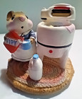 Wee Forest Folk Tidy Mouse Wringer Washing Machine Retired Miniature Figurine