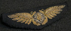 Wwii Usn Navy Navigator Badge  wings  Bullion Tailor Embroidered Clutch Back