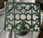 Adjustable Cookbook Stand  Green Cast Iron Vintage