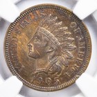 1905 Ngc Ms63bn Indian Head Penny Cent Choice Uncirculated Brown Bu  