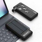900000mah Portable Solar Power Bank Lcd Led 2 Usb Battery Charger For Cell Phone