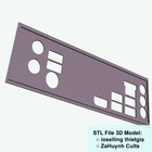 Asrock A320m-ac Io Backplate  3d Printed Shield