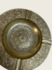 Vintage Embossed Brass Ashtray Coin Trinket Dish 6   