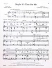 Maybe It s Time For Me Sheet Music Sherry 1967 Musical Flop George Sanders
