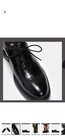 Black Crocodile Embossed Vegan Leather Lace Up Oxford Men s Dress Shoes