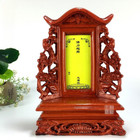 18cm Ancestral Tablet Incense Resin Wood Grain Memorial Hall