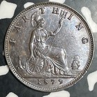 1879 Great Britain Farthing Lot t3601 High Grade  Beautiful 