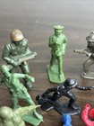 Lot Of 14 Vintage Army Men Plastic Tim Mee Marx Ajax Mpc Soldiers Cowboys