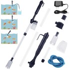 Aquarium Vacuum Gravel Cleaner Water Change Fish Tank Filter Siphon Flow Control
