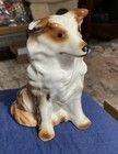 Vintage Ceramic Rough Collie Dog Figurine Medium Size