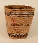 Klickitat Oval Basket Ca  1920  Size 6 75  H X 12 375  L X 7  W  Hand Woven