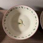 Merry Brite Cereal Soup Bowls With Pine Cone Center Pattern Mbt1 Set Of 8-6 5   