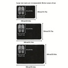 1 Pc Super Absorbent Anti-slip Bathroom Floor Mat Soft Long Pile Rug